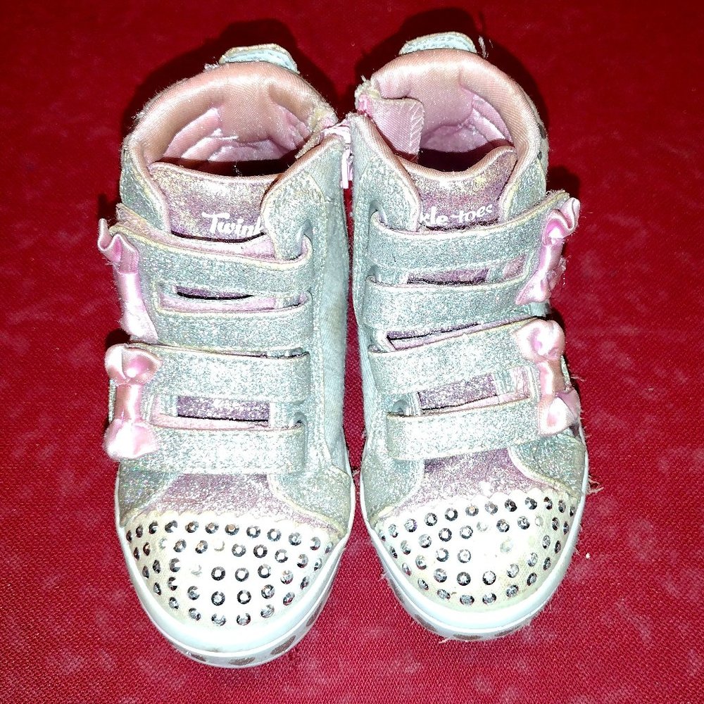 Sketchers Twinkle Toes high top tennis shoes for children